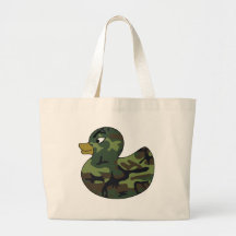 Camouflage Rubber Duck Canvas Bags