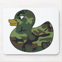 Camouflage Rubber Duck Mousemats
