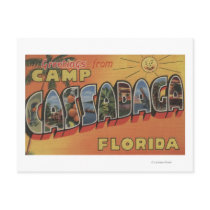 Camp Cassadaga, Florida - Large Letter Scenes Postcard