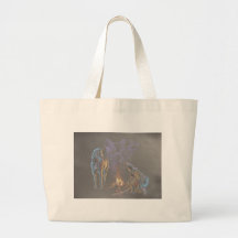 Camp Fire Native American Indian Warrior Bag