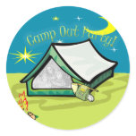 Camp Out Photo Party Card