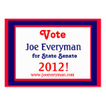 Campaign Candidate 2012 Calendar Wallet Card business cards