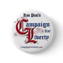 Campaign For Liberty Button - Pin back RON PAUL
