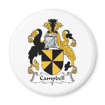 Campbell Family Crest Fridge Magnets