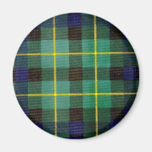 CAMPBELL OF BREADALBANE FAMILY TARTAN REFRIGERATOR MAGNETS