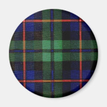 CAMPBELL OF CAWDOR FAMILY TARTAN FRIDGE MAGNETS