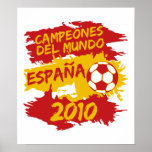 Campeones del Mundo 2010 Posters