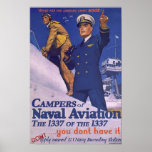 Campers of Naval Aviation posters
