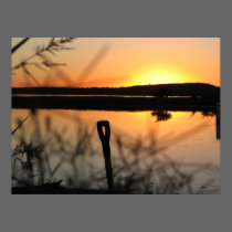 campers sun set beauty posters
