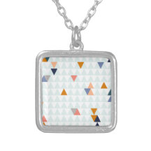 Campfire Triangles Personalised Necklace