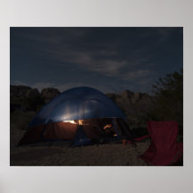 Camping at Joshua Tree Posters