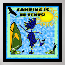 Camping Is In Tents Design