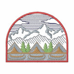 Camping Logo embroidered shirts