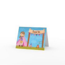 Camping Party Thank You Card