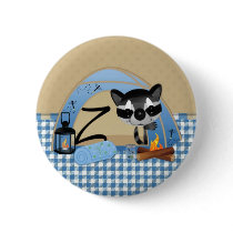 Camping Raccoons Letter Z