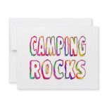 Camping Rocks Personalized Announcement