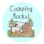 Camping Rocks stickers