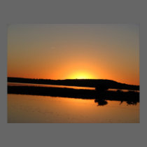 camping sunset posters