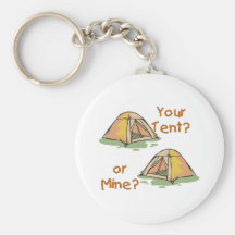 Camping Tents Keychain