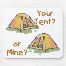 Camping Tents Mouse Mat