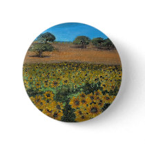 Campo de Girass�is - �leo (vendido) Button