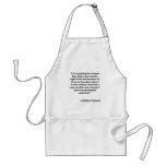 "Can anything be stupider..." Aprons