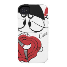 Can-Can dancer girl iPhone 4 Case