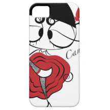 Can-Can dancer girl iPhone 5 Covers
