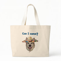 Can I Come Dog Tote Bag