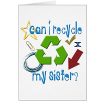 Can I Recycle my Sister cards