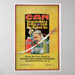 Can Vegetables, Fruit and The Kaiser Too posters