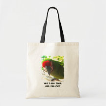 Can You Fly Military Macaw Tote Bag