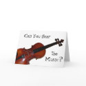 Can You Hear the Music? - Violin cards