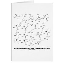 Can You Identify The 20 Amino Acids? (Chemistry) cards