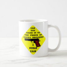Can You Make It To The Fence In .00024 Seconds? Th Mugs