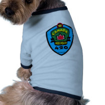 Canada Beer Police Doggie Tee Shirt
