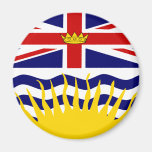 Canada British Columbia Flag Fridge Magnets