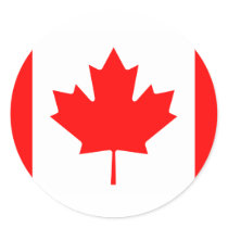 Canada - Canadian Flag Stickers