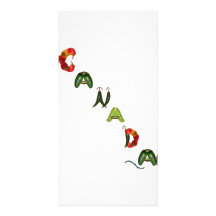 Canada Chilli Peppers Customised Photo Card