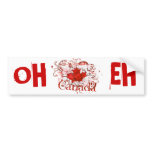 Canada Day Grungy Urban bumper stickers