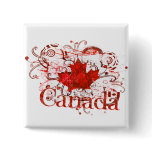 Canada Day Grungy Urban buttons