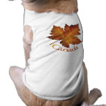 Canada Dog T-shirts Gifts Canada Pet Souvenir pet clothing