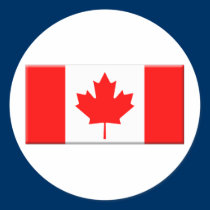 Canada-flag-bevelled edge stickers