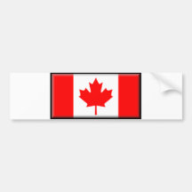 Canada Flag Bumper Sticker