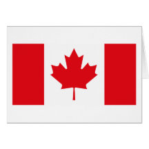 Canada Flag Greeting Card