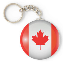 Canada Flag Key Chain