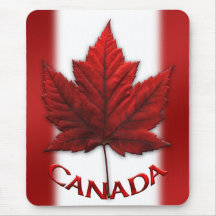 Canada Flag Mousepad Canada Maple Leaf Mousepad