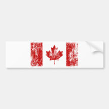 Canada Flag Pride Bumper Stickers