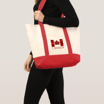 Canada Flag Tote Bag Environmental Canada Tote Bag