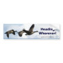 Canada Geese Art Sticker